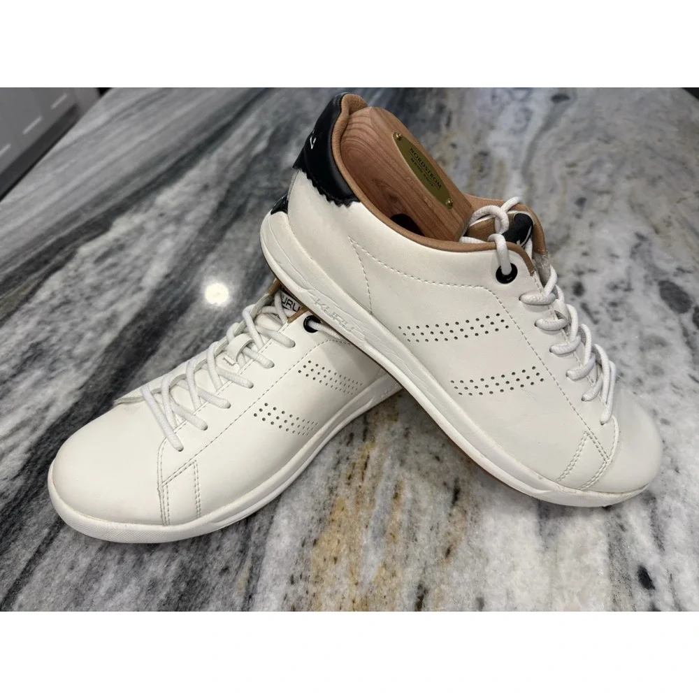 KURU Women's Roam Classic Court White butter-soft leather uppers Size 8